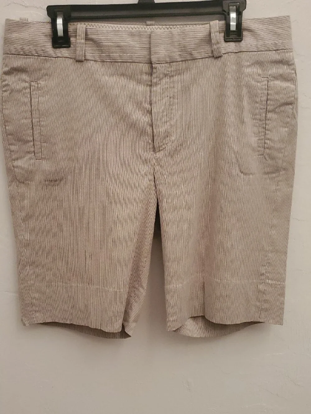 Banana Republic Martin Fit Stretch  Cotton Rayon Flat-Front Shorts 14